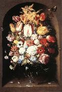 BEERT, Osias Bouquet in a Niche oil painting artist